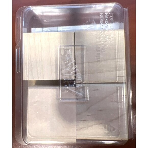 Stampin Up! Say It Simply Wood Mounted Rubber Stamp Set Holiday Designs - Picture 2 of 3